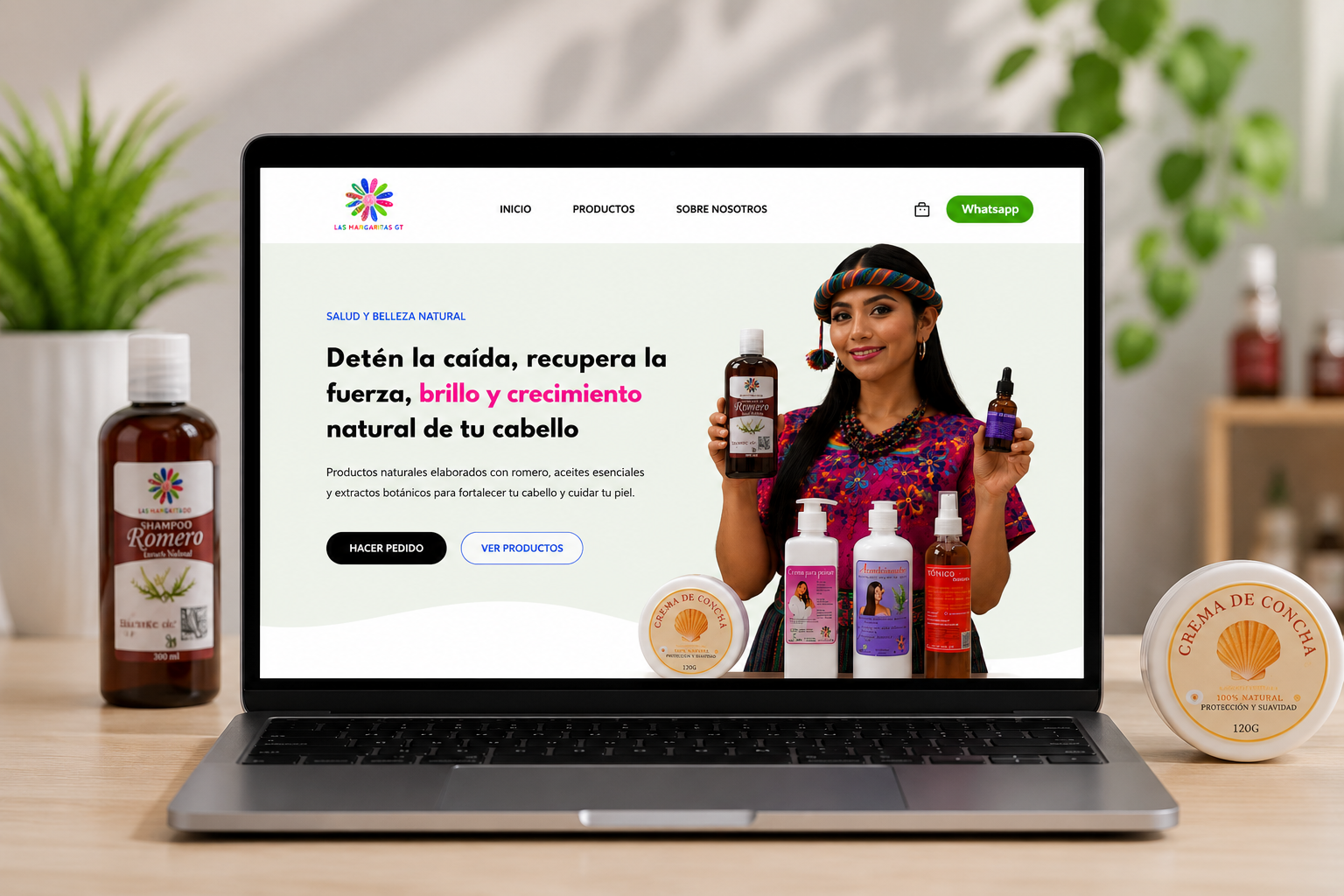 Vista previa de tienda en línea Las Margaritas GT